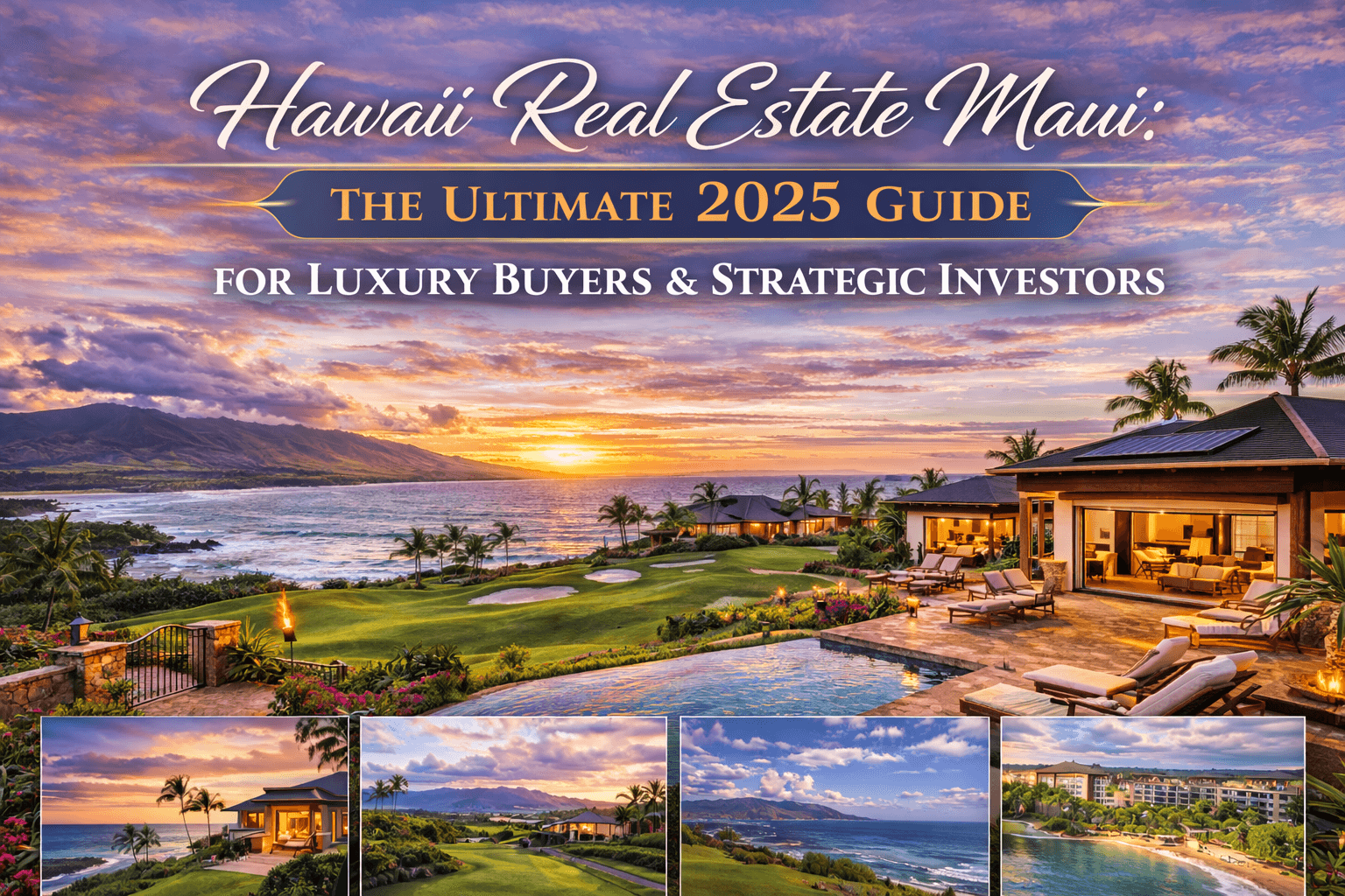 Hawaii Real Estate Maui: The Ultimate 2025 Guide for Luxury Buyers & Strategic Investors